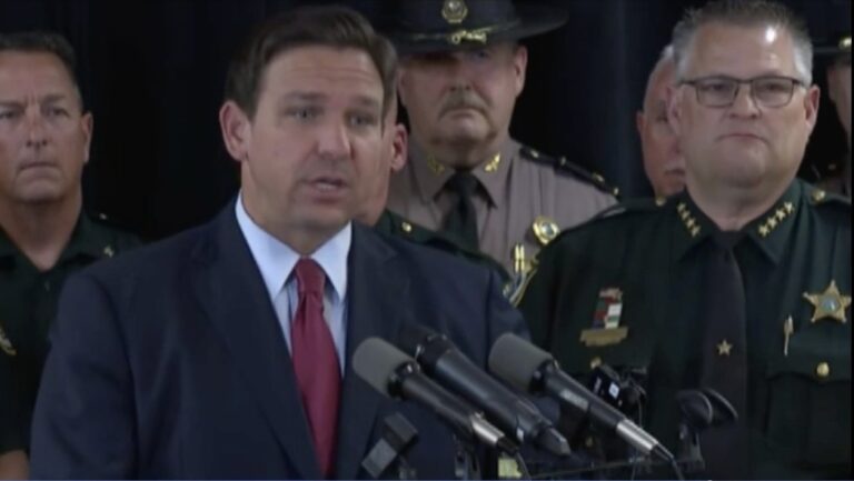 Gov Desantis and Sheriff Ivey announce deploying local FL law enforcement to Texas/Arizona to protect border