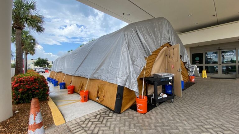 COVID-19 Numbers Climb as Hospitals Work To Meet Influx of Patients