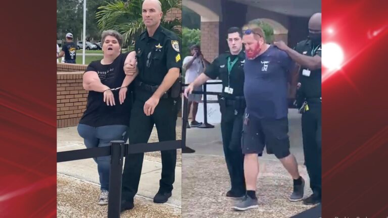 Janice Crisp and Nicholas Carrington ARRESTED at Brevard Public School Board Meeting