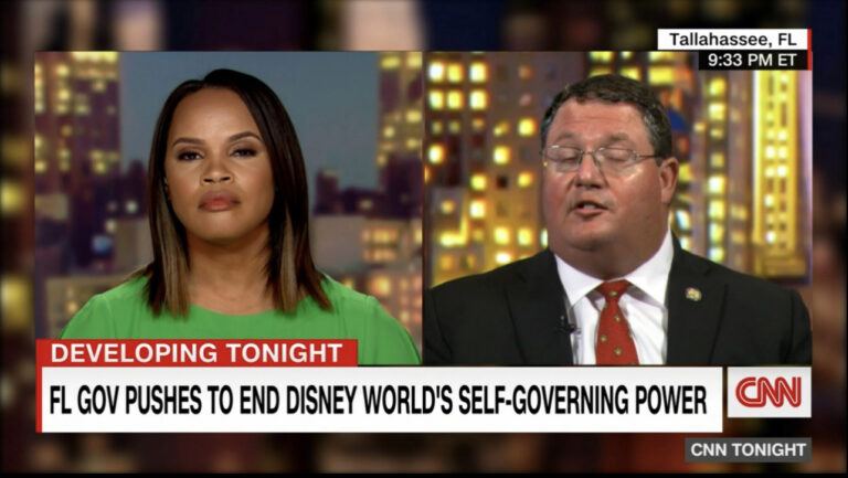 Randy Fine appears on CNN to go after Disney after promoting their “woke” books and receiving $10,000 from them