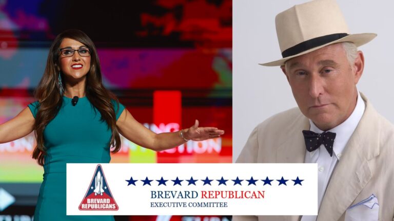 Roger Stone to speak at Brevard Republican Executive Committee Lincoln/Reagan Dinner tonight with Lauren Boebert