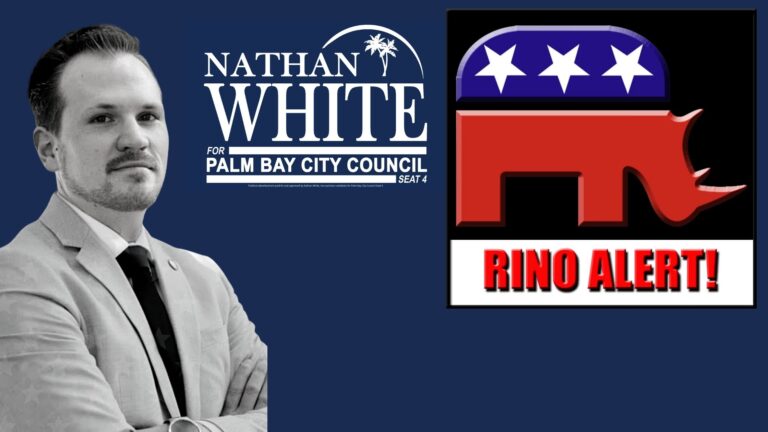 Nathan White disowns Republican Party claiming to be a non-partisan candidate on his flyers and signs