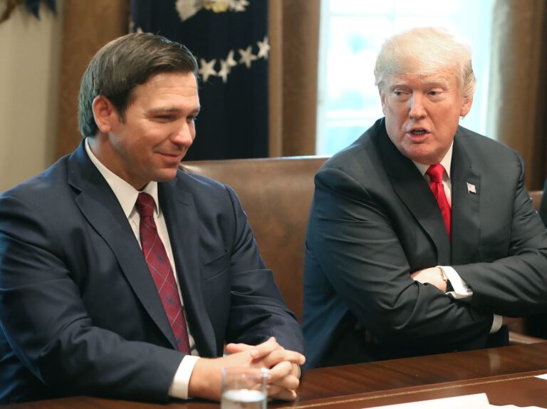 Governor DeSantis hit with ethics complaint for “shadow presidential campaign” from Trump super PAC