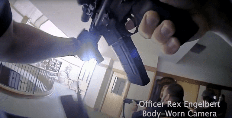 WATCH: Incredibly heroic police bodycam footage taking down the Nashville school shooter