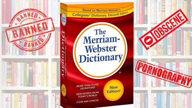School Board Chair determines Webster’s Dictionary obscene; stops citizen from reading it