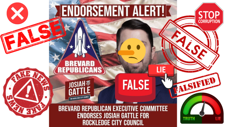 RED FLAGS: Rockledge City Council Candidate under fire for lying about endorsement from Republican Party; Could lose his UPS Stores over campaign finance violations