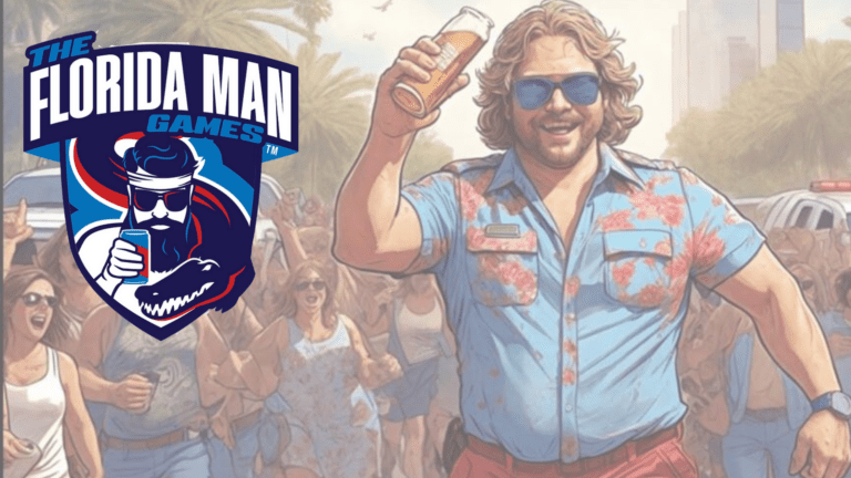 First ever “Florida Man” games features beer belly wrestling and evading police