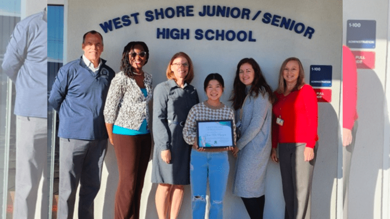West Shore student selected to represent Brevard as top scholar