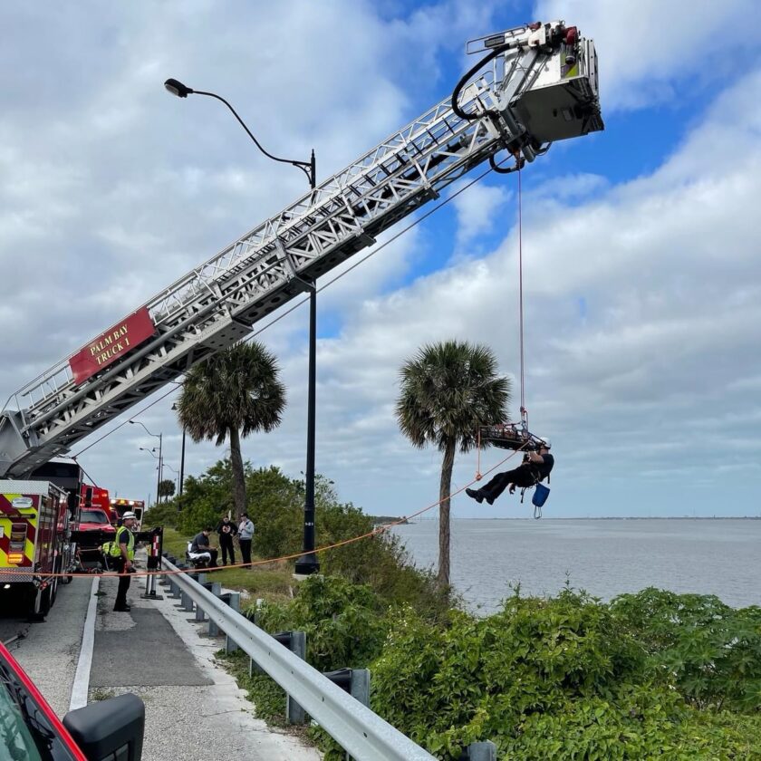 Palm Bay Rockets Palm Bay Fire Rescue save person that fell down culvert - The Space ...