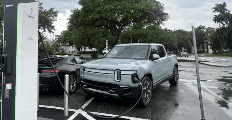 Rivian Electric Vehicle Owners express frustration with charging on long trips
