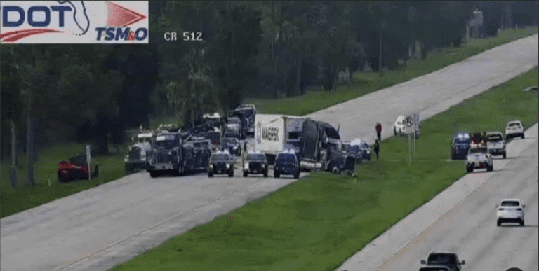 4 killed, 6 hospitalized in 5 vehicle crash on 95