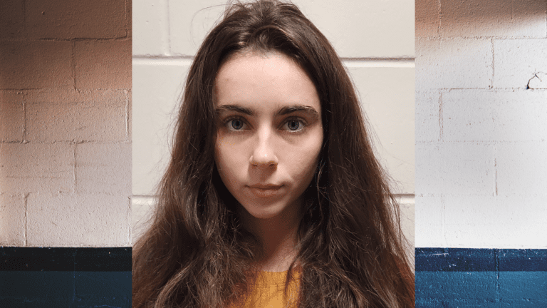 Arrest made in hit and run that left motorcycle stuck to vehicle