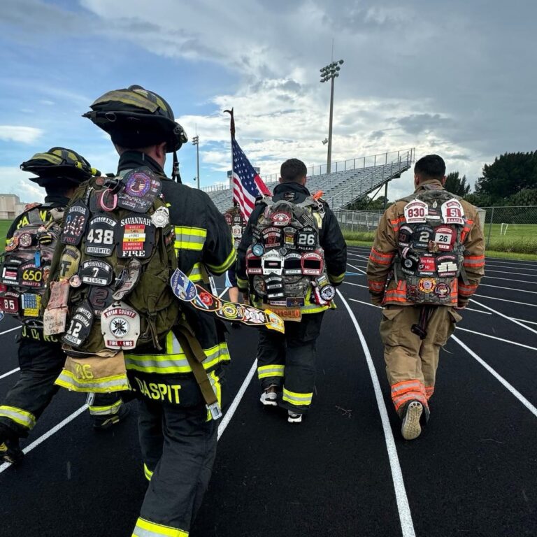 Despite Bad Weather, Palm Bay Firefighters Honor 9/11 Fallen Heroes After Cancelled Stair Climb