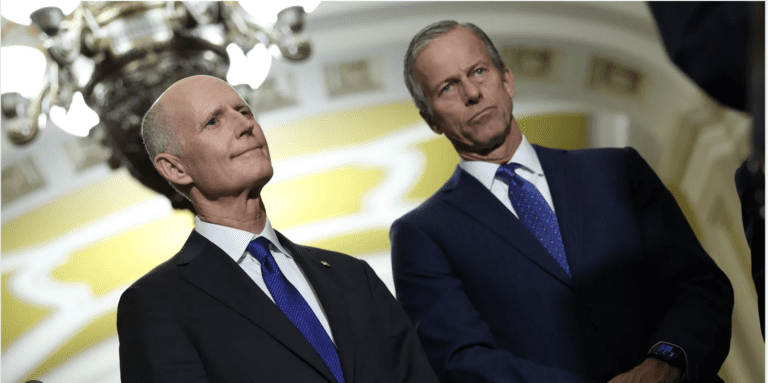 Republican Senators Elect Thune as new Leader, Delivering Defeat to Rick Scott