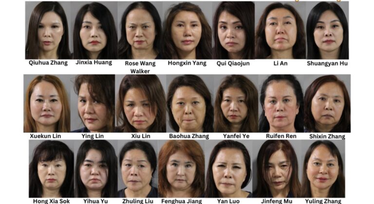 MASSAGE PARLORS RAIDED – MULTIPLE PROSTITUTION ARRESTS