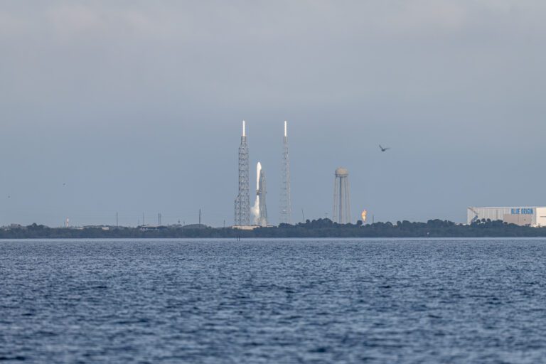 Blue Origin Lights Up New Glenn During Static Fire Test 