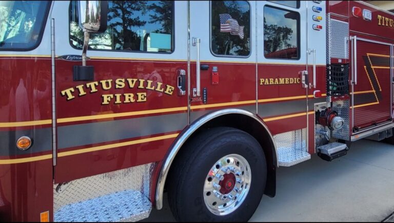 Titusville Firefighter Caught on Camera in Broad Daylight