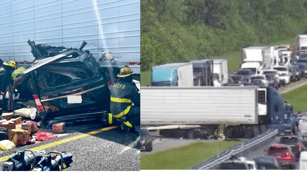 Major Crash Shuts Down All Lanes on Florida’s Turnpike in St. Lucie ...