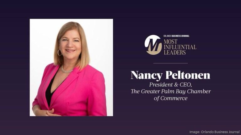 Greater Palm Bay Chamber of Commerce President Named Among Central Florida’s Most Influential Leaders