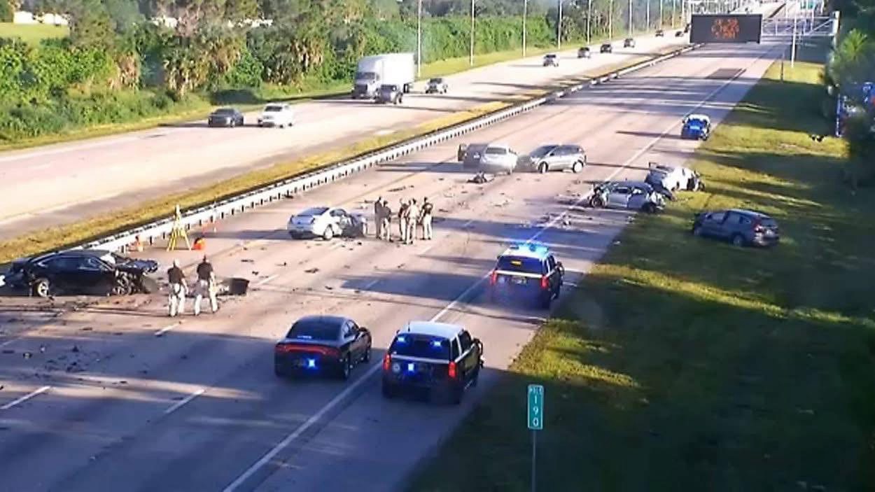 Three Dead, Several Injured in Wrong-Way Crash on I-95 in Brevard