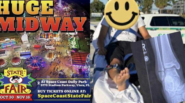 Space Coast Fair Worker Cited After Crashing Into and Flipping Teens’ Golf Cart in Viera— Safety Questions Resurface as Fair Opens Space Coast Fair Worker Cited After Crashing Into and Flipping Teens’ Golf Cart in Viera— Safety Questions Resurface as Fair Opens