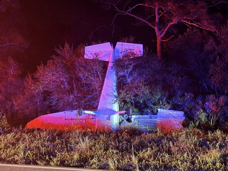 17-Year-Old Pilot Walks Away After Emergency Landing and Crash on Babcock Street in Palm Bay
