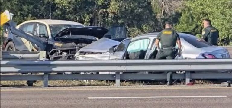 Florida Highway Patrol Trooper Injured After High-Speed Chase on I-95 Ends in Crash