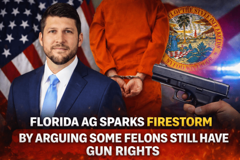 Florida AG Says Some Nonviolent Felons Should Keep 2nd Amendment Rights, Prosecutors Push Back