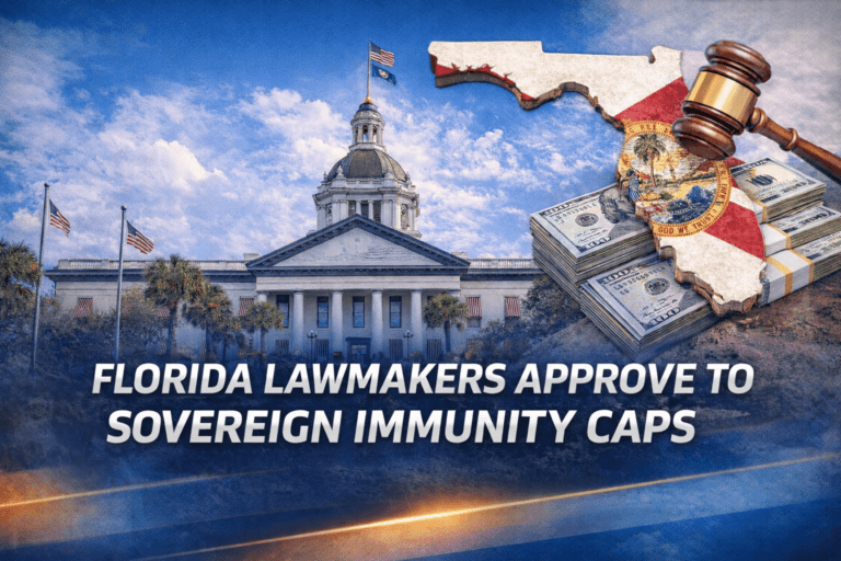 Florida lawmakers approve increase to sovereign immunity caps, but final deal falls short of original proposal