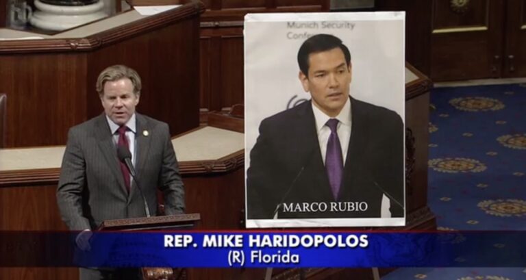 Haridopolos Praises Secretary of State Marco Rubio in House Floor Speech