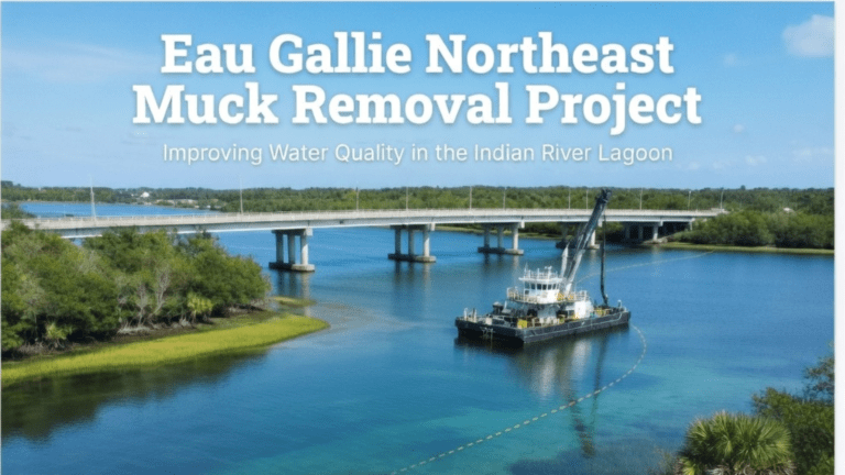 Brevard County to Launch Major Muck Dredging Project Near Eau Gallie Causeway This Month