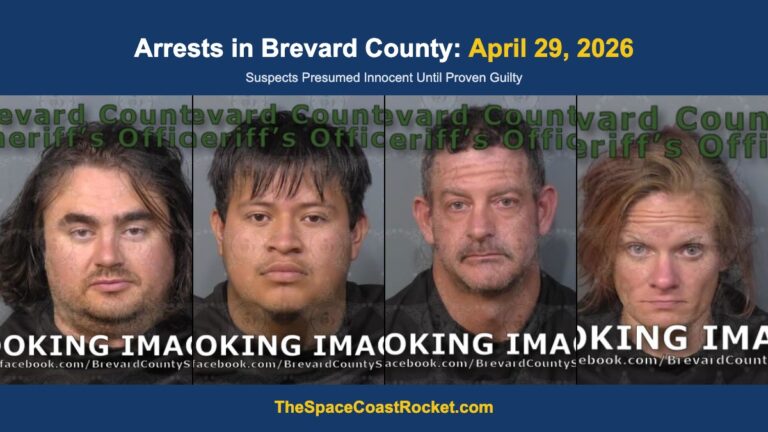 Arrests in Brevard County: April 29, 2026 – Suspects Presumed Innocent Until Proven Guilty