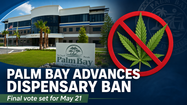 Palm Bay Council Advances Ban on New Medical Marijuana Dispensaries; Final Vote Set for May 21
