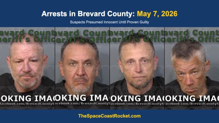 Arrests in Brevard County: May 7, 2026 – Suspects Presumed Innocent Until Proven Guilty