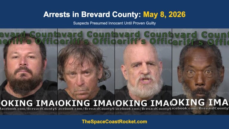 Arrests in Brevard County: May 8, 2026 – Suspects Presumed Innocent Until Proven Guilty