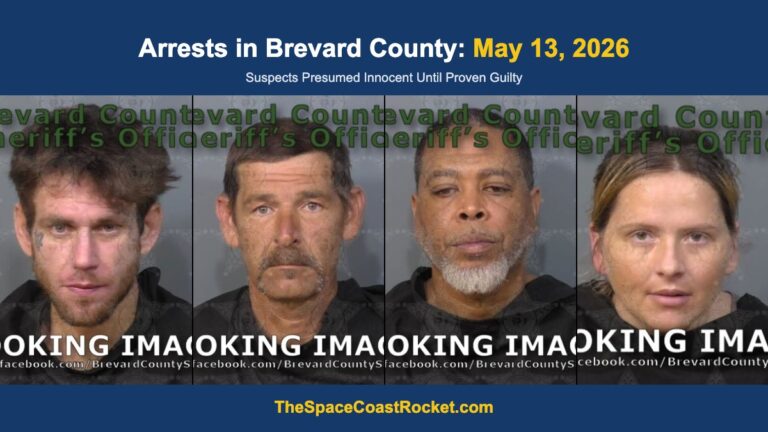 Arrests in Brevard County: May 13, 2026 – Suspects Presumed Innocent Until Proven Guilty
