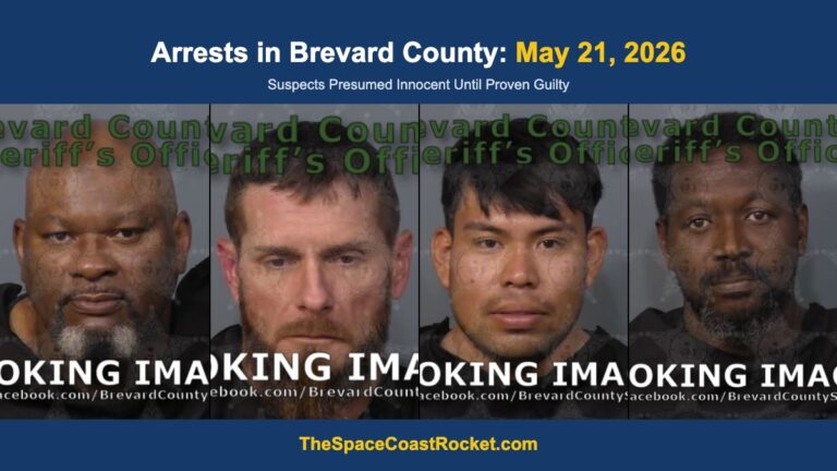 Arrests in Brevard County: May 21, 2026 – Suspects Presumed Innocent Until Proven Guilty
