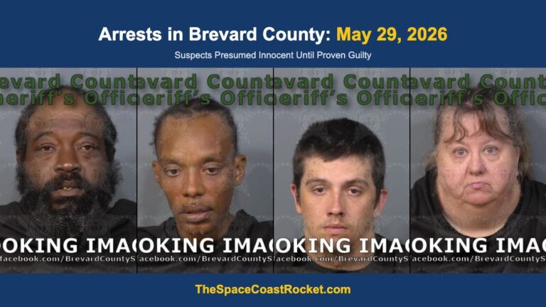 Arrests in Brevard County: May 29, 2026 – Suspects Presumed Innocent Until Proven Guilty