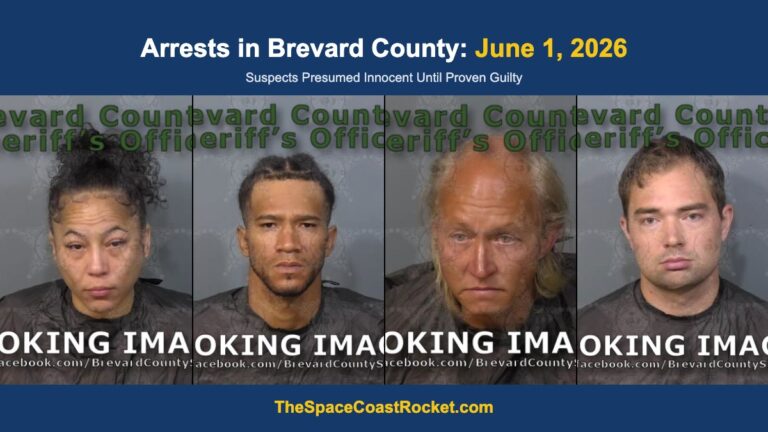 Arrests in Brevard County: June 1, 2026 – Suspects Presumed Innocent Until Proven Guilty