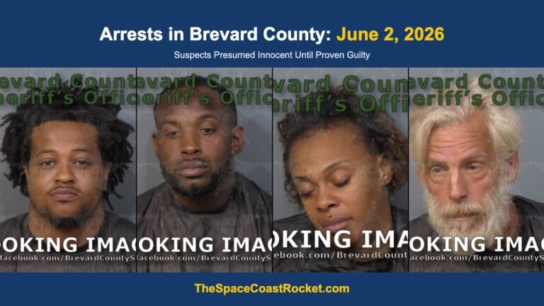 Arrests in Brevard County: June 2, 2026 – Suspects Presumed Innocent Until Proven Guilty