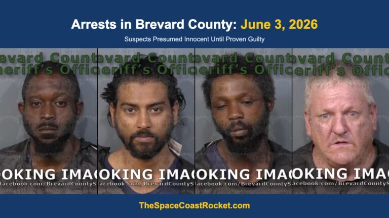 Arrests in Brevard County: June 3, 2026 – Suspects Presumed Innocent Until Proven Guilty