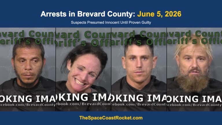 Arrests in Brevard County: June 5, 2026 – Suspects Presumed Innocent Until Proven Guilty