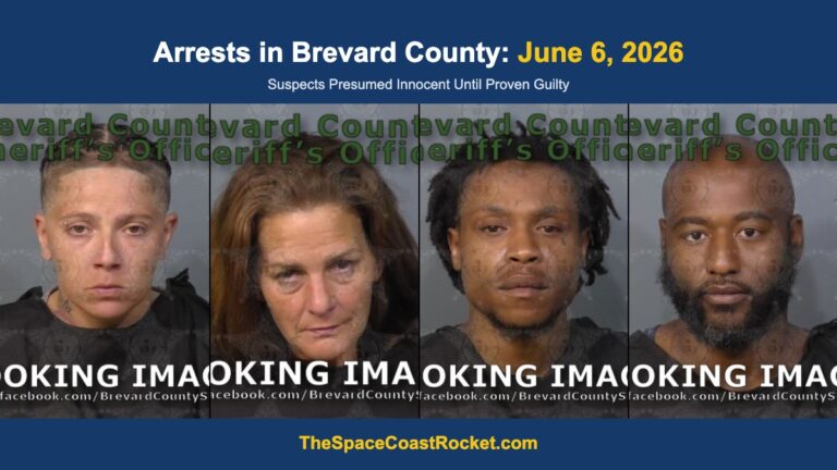 Arrests in Brevard County: June 6, 2026 – Suspects Presumed Innocent Until Proven Guilty