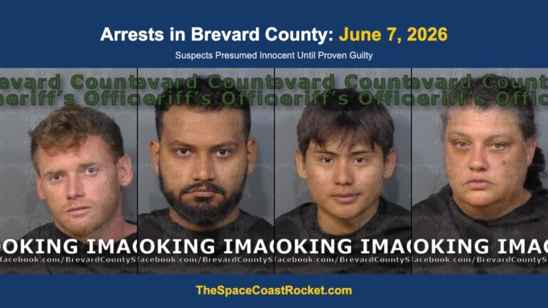 Arrests in Brevard County: June 7, 2026 – Suspects Presumed Innocent Until Proven Guilty