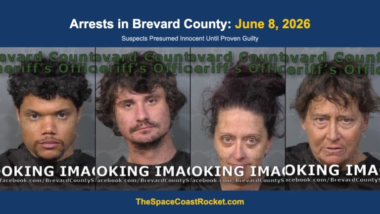 Arrests in Brevard County: June 8, 2026 – Suspects Presumed Innocent Until Proven Guilty