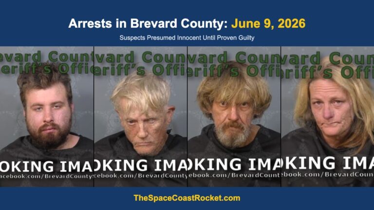 Arrests in Brevard County: June 9, 2026 – Suspects Presumed Innocent Until Proven Guilty