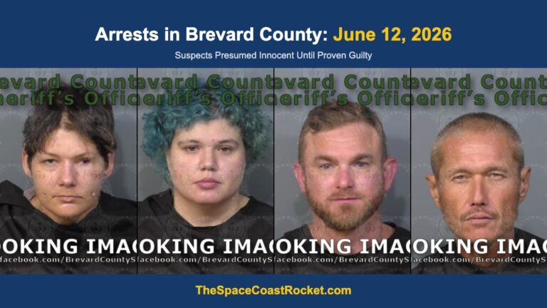 Arrests in Brevard County: June 12, 2026 – Suspects Presumed Innocent Until Proven Guilty