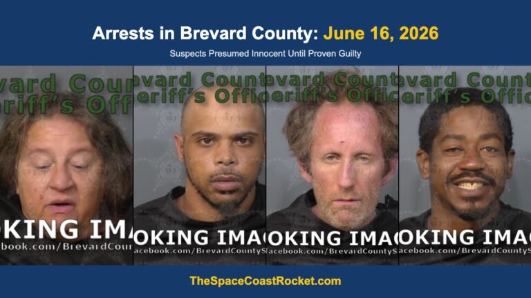 Arrests in Brevard County: June 16, 2026 – Suspects Presumed Innocent Until Proven Guilty