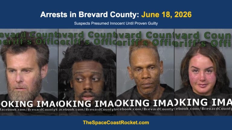 Arrests in Brevard County: June 18, 2026 – Suspects Presumed Innocent Until Proven Guilty