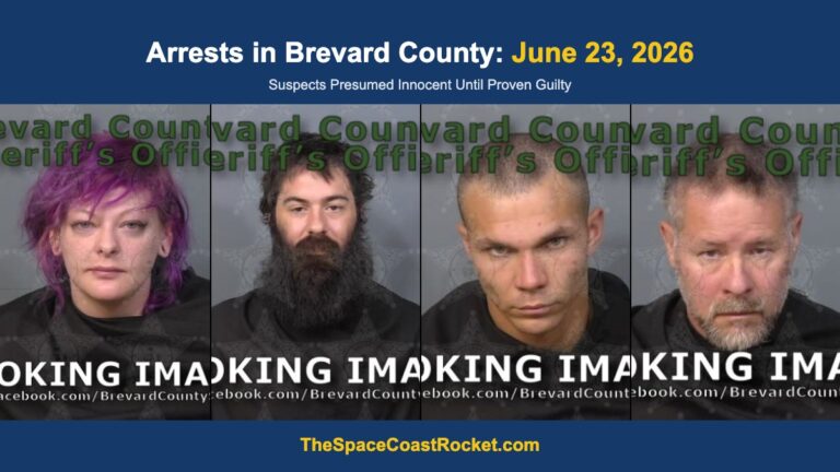 Arrests in Brevard County: June 23, 2026 – Suspects Presumed Innocent Until Proven Guilty